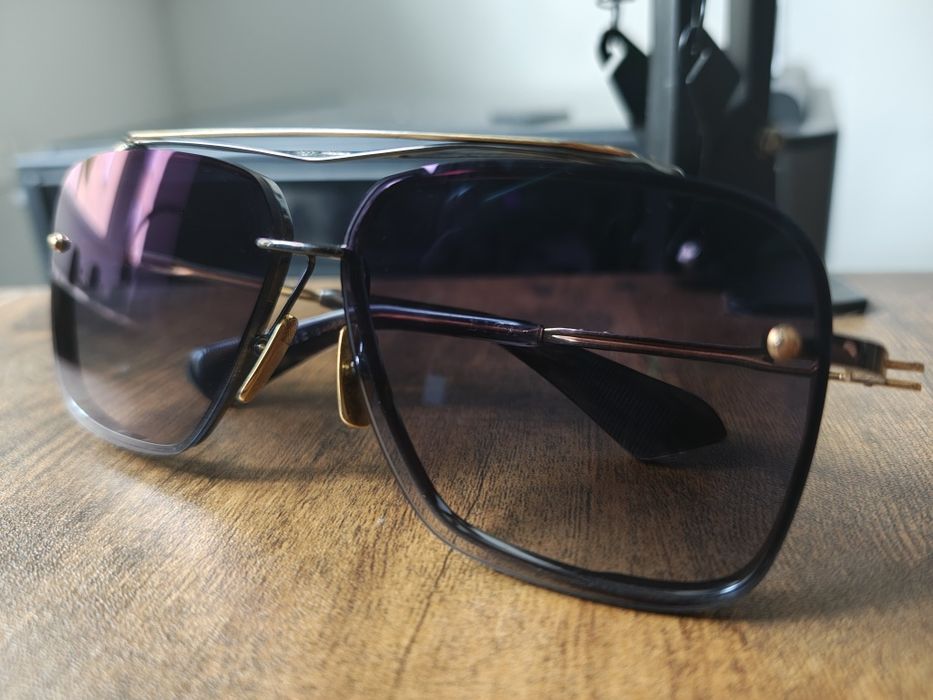 Okulary Przeciwsłoneczne DITA MACH SIX // titanium DTS-121-02-05  BLK-GLD 62mm Gradient