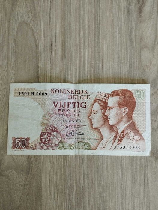 Nota 50 Francos Belga