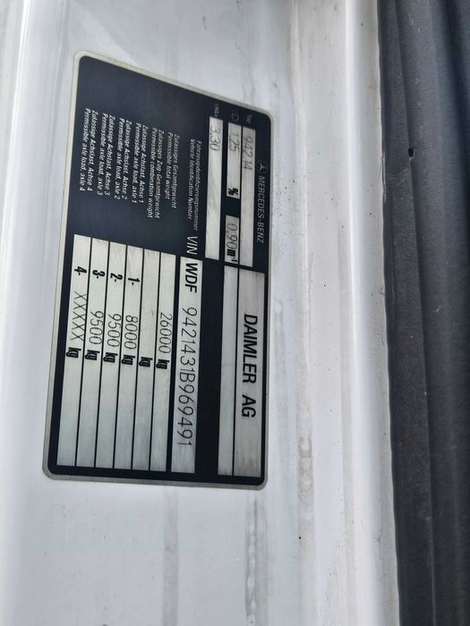 Samochód specjalistyczny Hakowiec Mercedes-Benz 2643K Axor-C