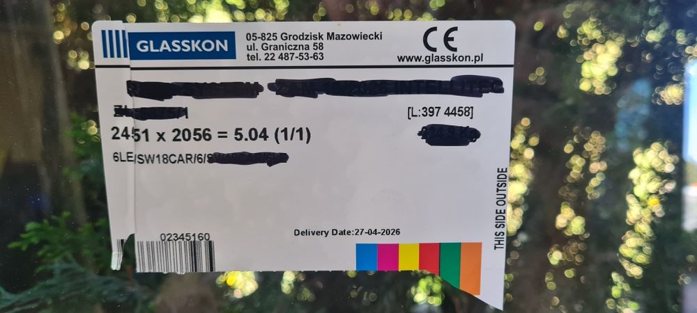 Oddam podwójną szybę(rezerwacja do 20.05)