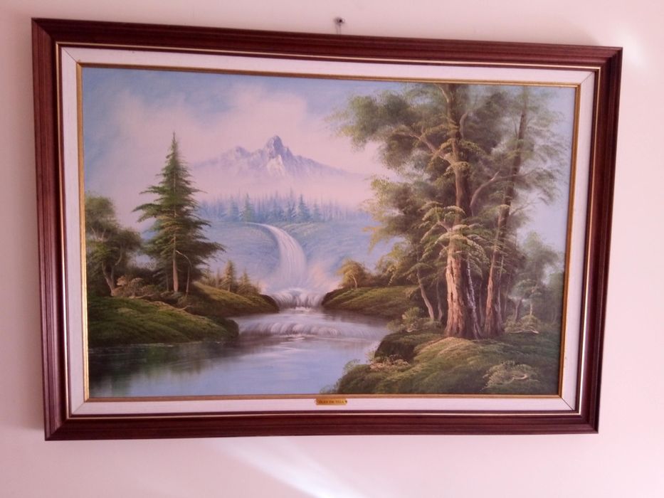 Quadro pintado a óleo