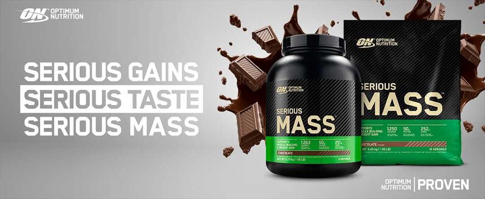 Гейнер / Optimum Nutrition Serious Mass / 5.45 kg