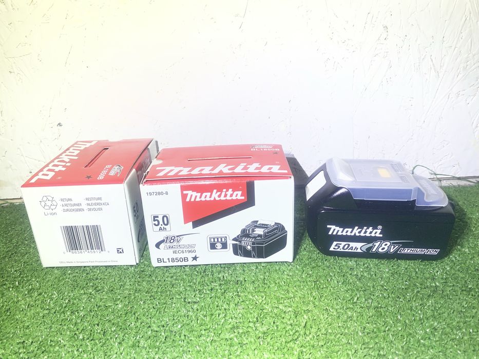 Аккумулятор Makita LXT BL1850B 18 В макіта нове з європи оригінал!