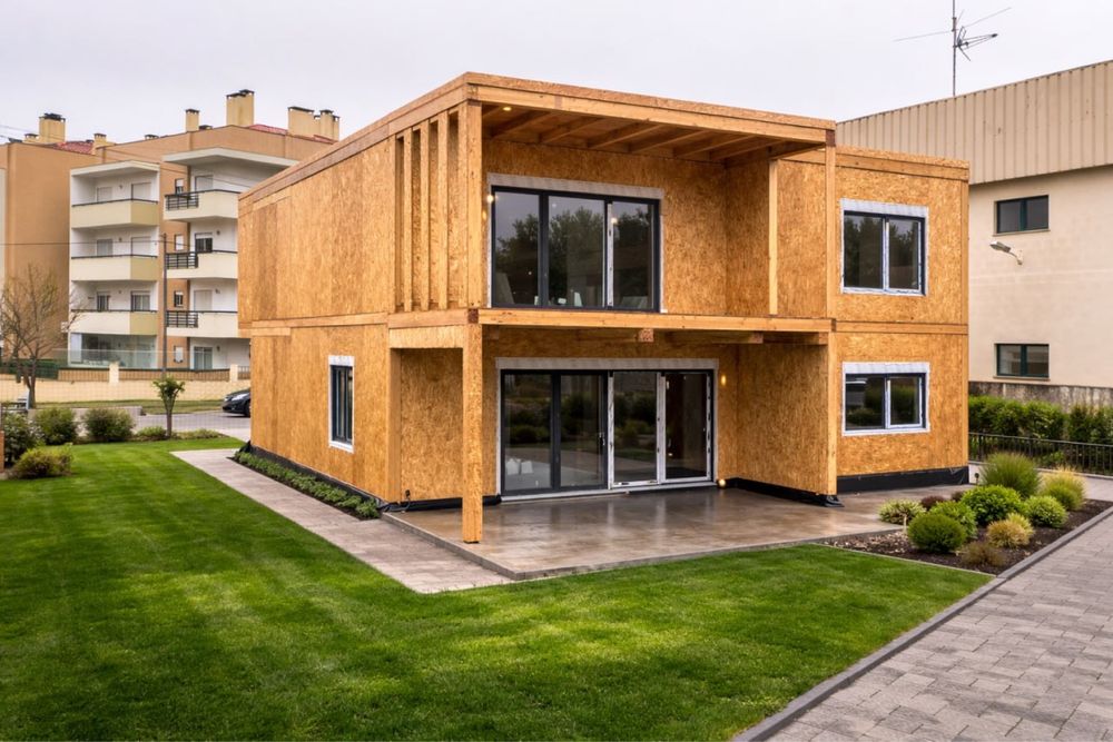 Casas modernas em painéis SIP