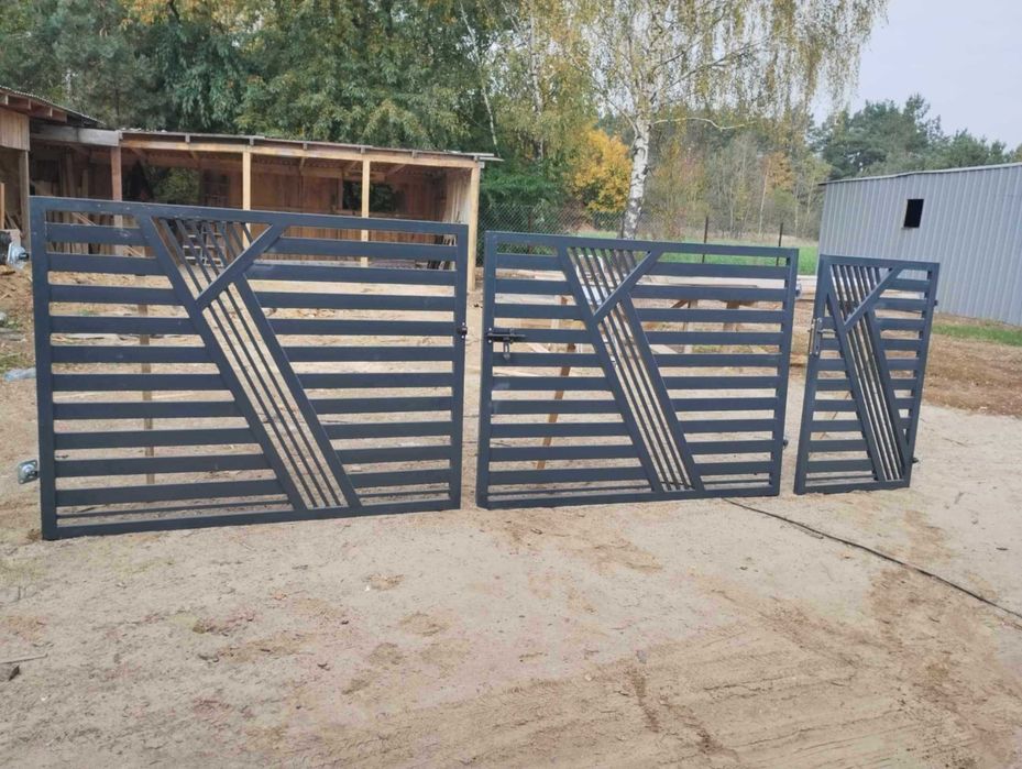 Brama przesuwna w pioruny 4m solidne wykonanie