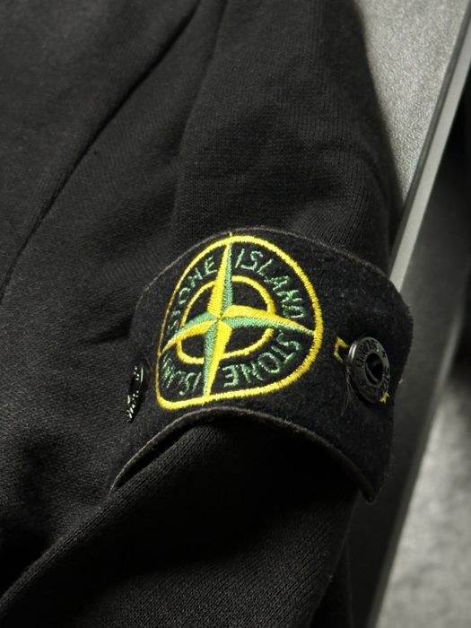 Зіп худі stone island в чорному та сірому кольорах