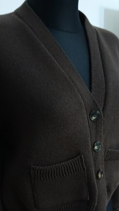 Кардиган колір шоколад,one size або xs -s