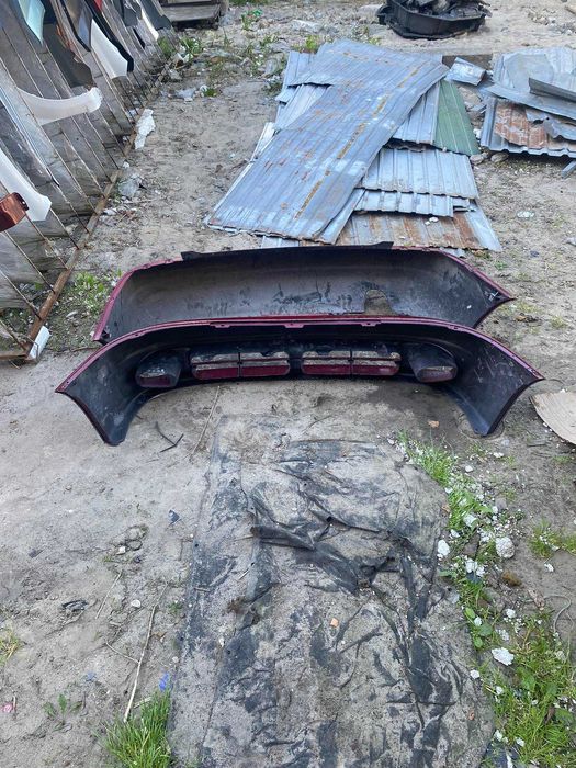 Бампер Бордовий Червоний Део, деу, daewoo ланос lanos сенс Ціна одного