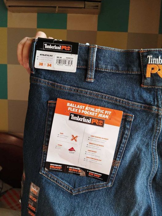 Timberland PRO XL Оригинал Новые Джинсы США W38 L34