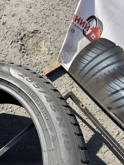 Шини 255/45 R19 пара Pirelli 2022p зима 7мм
