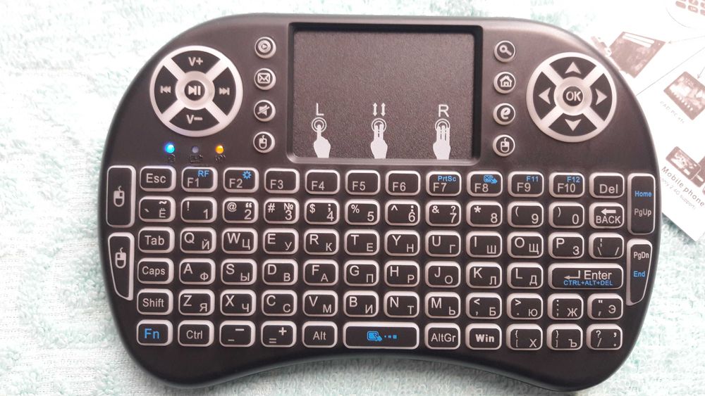 Клавиатура беспроводная с LED подсветкой