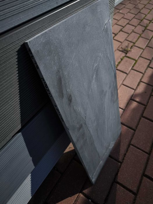 Płytki łupek Carbon Black