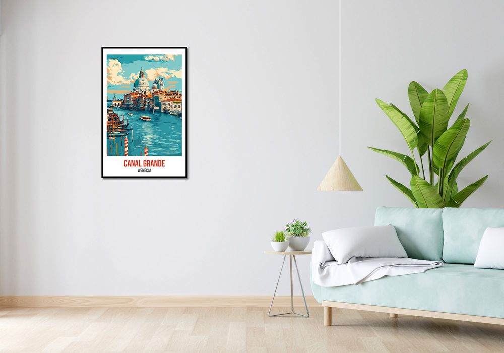 Plakat 56,6x86,4cm Canal Grande