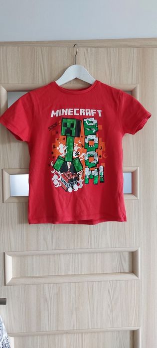 Tshirt bluzka koszulka minecraft primark 134 cm