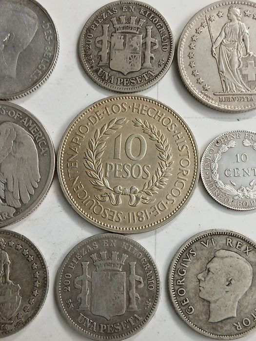 Moedas estrangeiras antigas