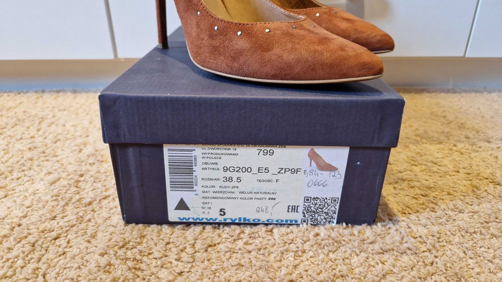 Buty czółenka Ryłko