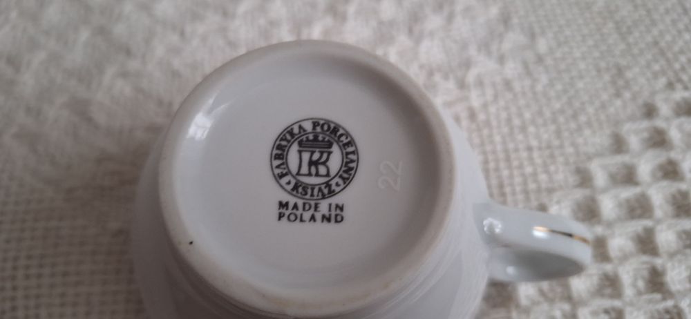 Porcelanowy serwis kawowy Książ