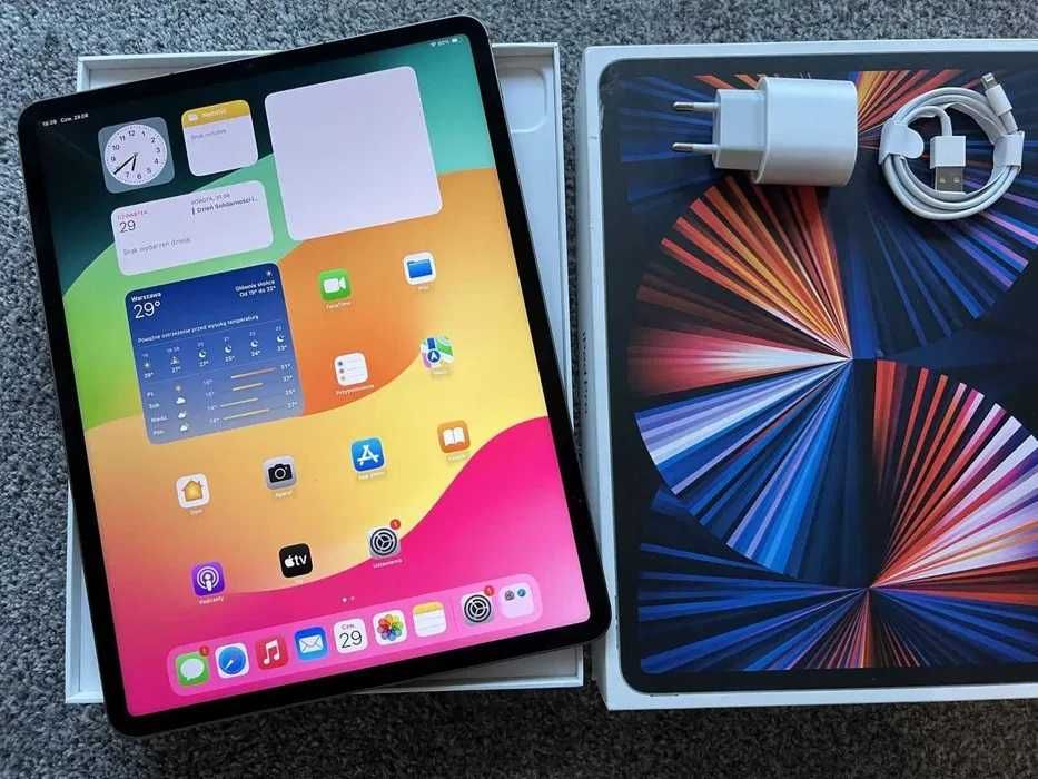 iPad PRO 12.9" 5 GENERACJI Gen 256GB WIFI Cellular LTE Grey Bat 95% M1