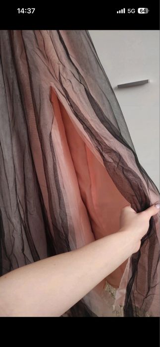 Czarna sukienka maxi