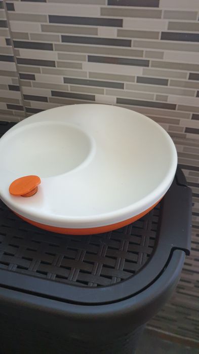 Prato termo para manter a temperatura dos alimentos