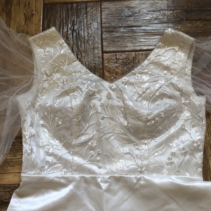 Весільна сукня shein рукава фатинові а-силуету m. весельне плаття.