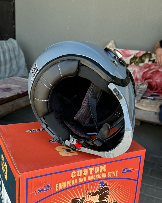 Scorpion exo combat, шлем кастом, шлем на чоппер, боббер, круизер