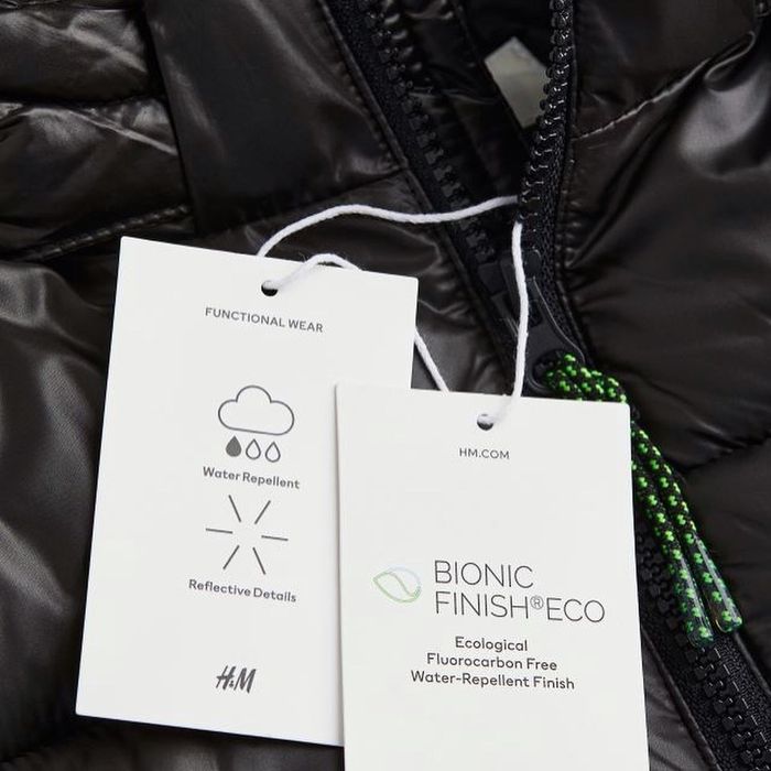 Куртка H&M зима с водоотталкивающей ткани р140 (9-10)