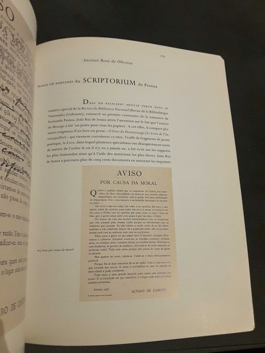 L´Univers Pessoa / Antologia da Poesia Portuguesa 1940/1977
