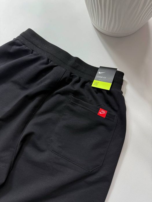 Шорти Nike чоловічі спортивні | Бавовняні літні шорти | Чорні/сірі /Шорти найк чоловічі