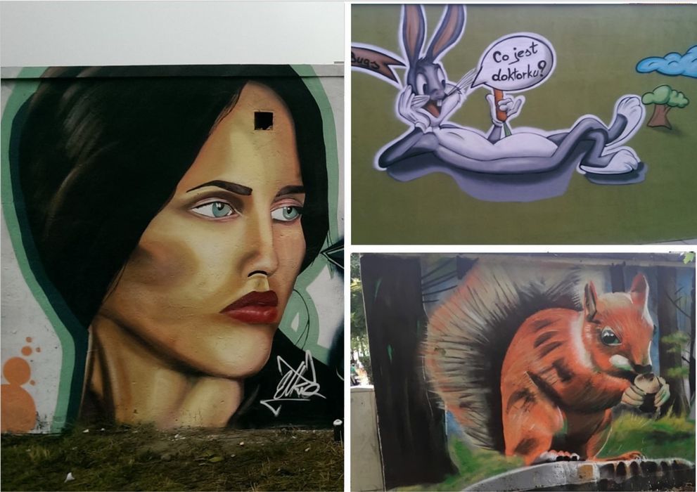 Artystyczne malowanie ścian, mural, graffiti