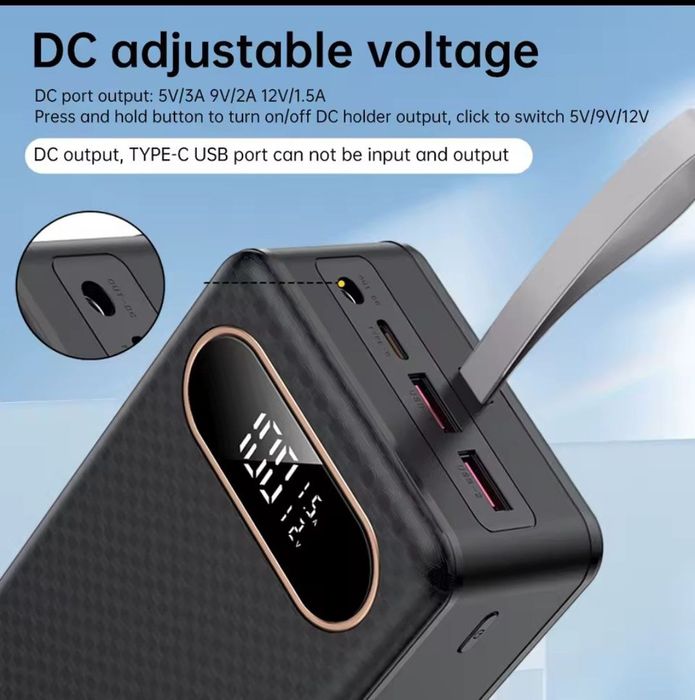 Корпус повербанк на 21 АКБ 18650, 22.5W, PowerBank  для роутера