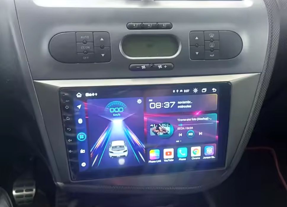 Radio Android 9" Seat Leon Mk2 + 4 GB+32 GB + Carplay + GPS