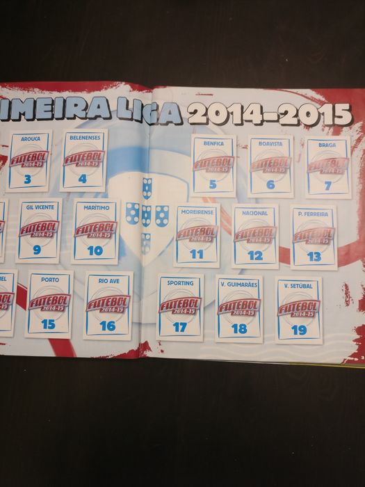 Caderneta de cromos Panini 1° Liga 2014/5