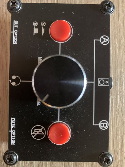 Áudio switch para 2 computadores