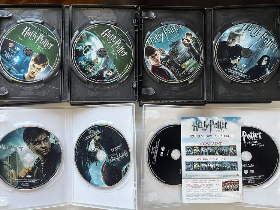Harry Potter wszystkie filmy - polskie wydanie