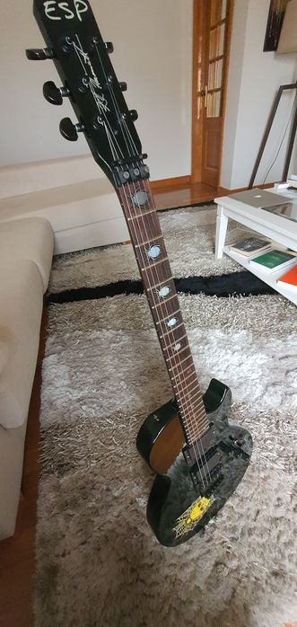 Guitarra ESP KH-3 Kirk Hammett [1990s] || Quase perfeita preservação |