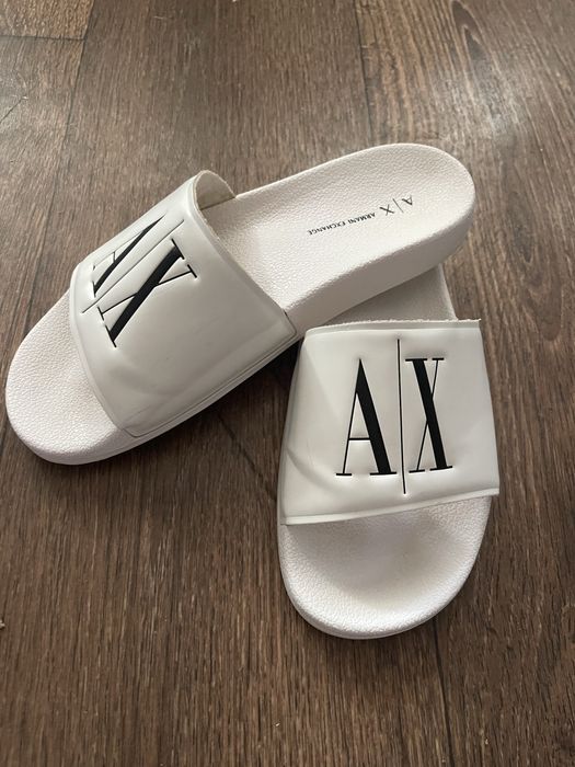 Шлепки Armani! Белые! Оригинал! Недорого!