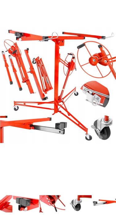 Podnośnik płyt GK/OSB- maks. wys. 3,88 m-rozkładany - wynajem