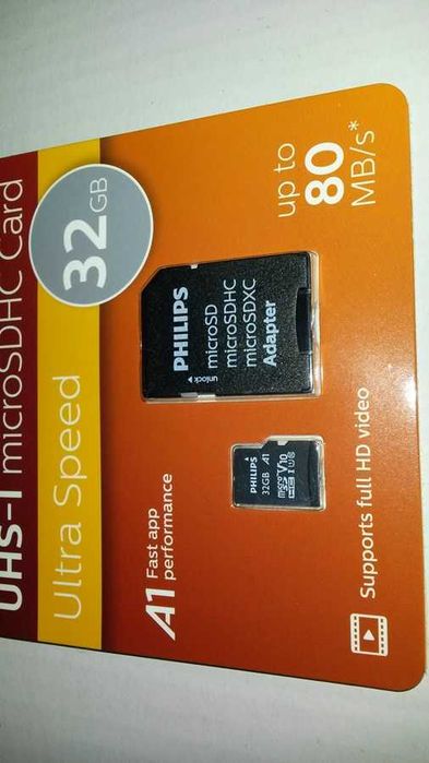 Karta pamięci SDHC microSD Philips FM32MP45B 32 GB