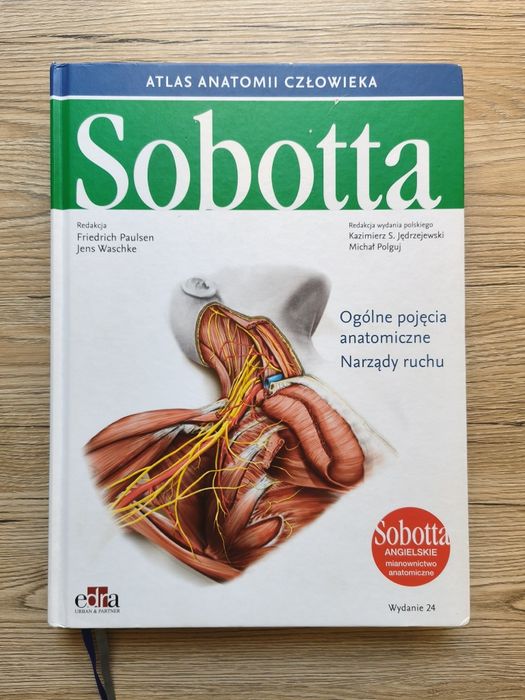 Atlas anatomii człowieka Sobotta 3 tomy