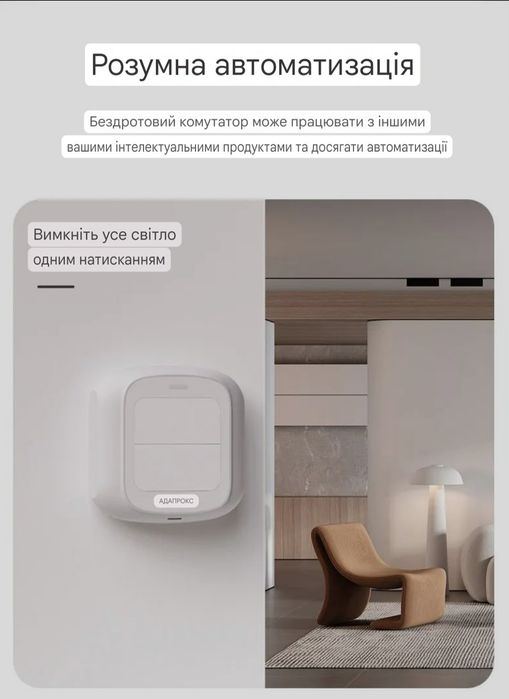 Умная Wi-Fi кнопка на 4 сценария