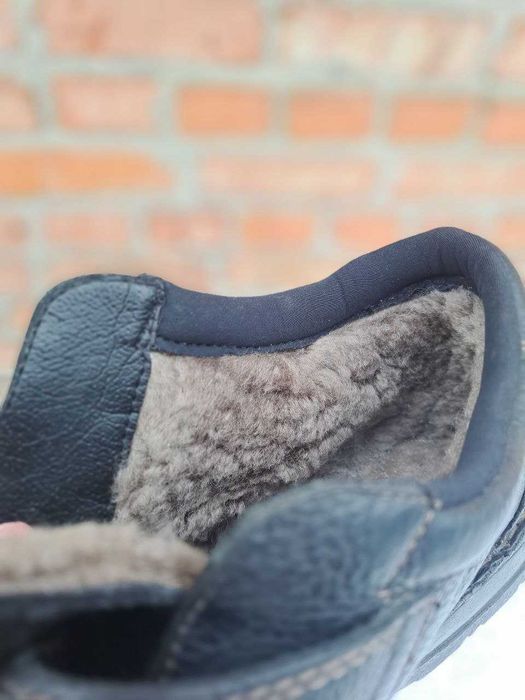 RIEKER | Чоловічі Черевики на ліпучці Утеплені Зимові Ботинки Шкіряні