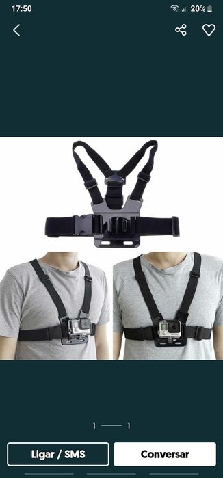 Suporte arnes peito GoPro