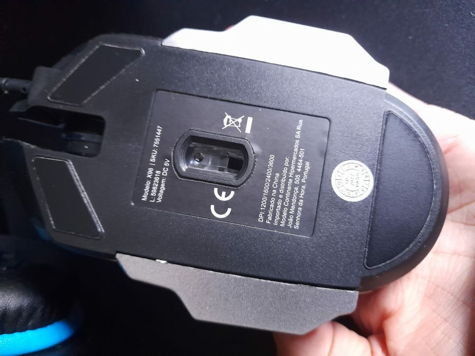 Teclado gaming e rato