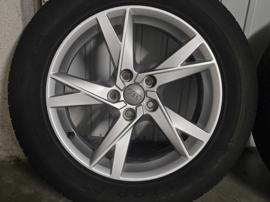 Jantes originais Audi 5X112 17 7,0JX17 ET43 - com pneus
