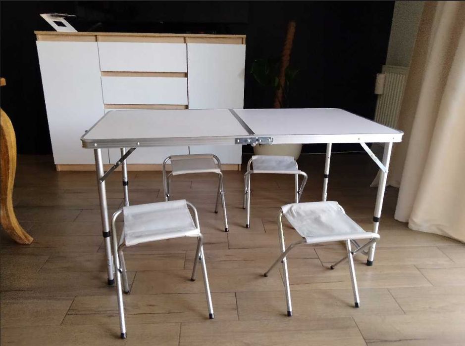 Stół Ogrodowy Campingowy Składany Rozkładany Turystyczny 120cm