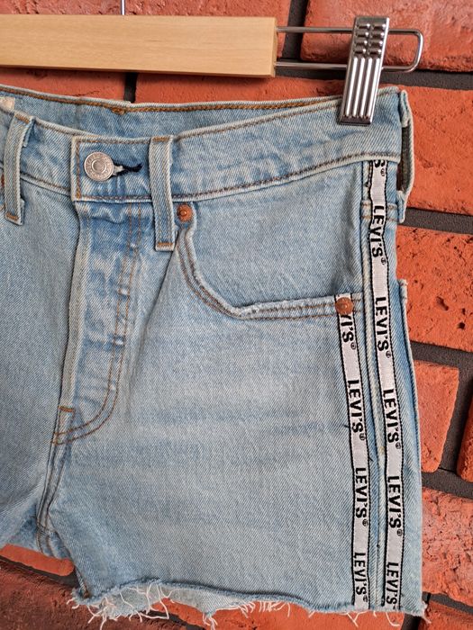 Jeansowe spodenki levis 501 xs