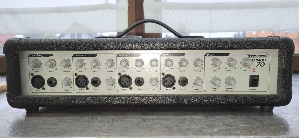 Wzmacniacz mikser estradowy 4CH Omnitronic 100 Watt