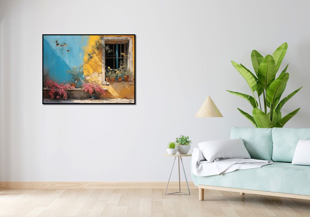 Plakat 100x75cm Słoneczna Ulica