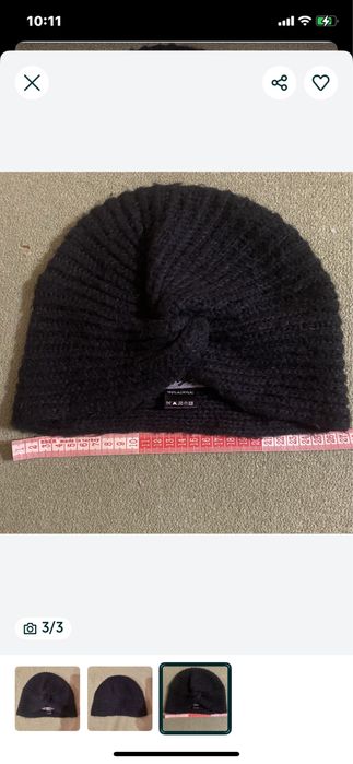 Шапка чалма черная